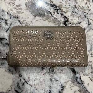 Gray Tory Burch Wallet